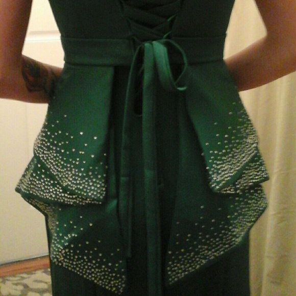 Satin/Tulle Formal or Prom  Evening Dress - Picture 4 of 11